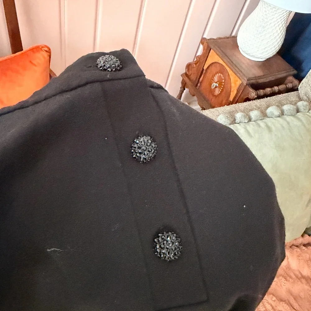 Talbots Black Button-Down Women's Shirt - Picture 5 of 5